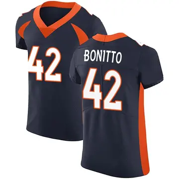 Nike Nik Bonitto Men's Elite Denver Broncos Navy Alternate Vapor Untouchable Jersey