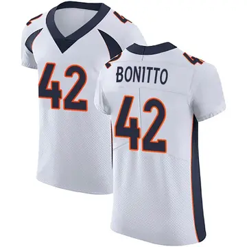 Nike Nik Bonitto Men's Elite Denver Broncos White Vapor Untouchable Jersey