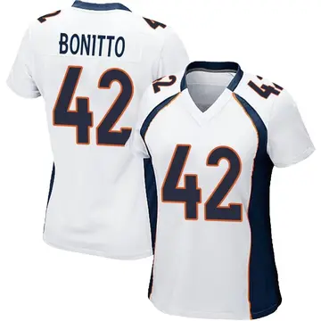 Nike Nik Bonitto Women's Game Denver Broncos White Jersey