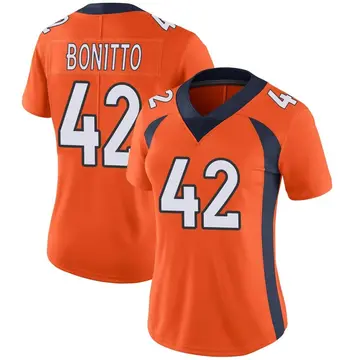Nike Nik Bonitto Women's Limited Denver Broncos Orange Team Color Vapor Untouchable Jersey