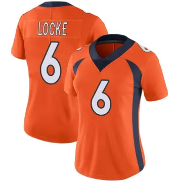 Nike P.J. Locke Women's Limited Denver Broncos Orange Team Color Vapor Untouchable Jersey