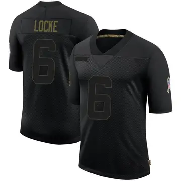 Nike P.J. Locke Youth Limited Denver Broncos Black 2020 Salute To Service Jersey