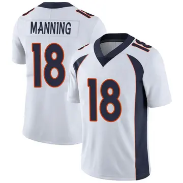 Nike Peyton Manning Men's Limited Denver Broncos White Vapor Untouchable Jersey