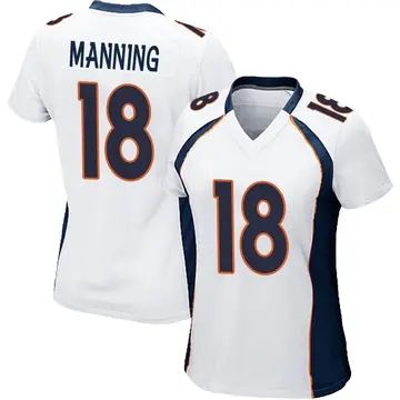 Nike Peyton Manning Women's Game Denver Broncos White Jersey