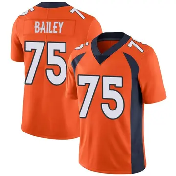 Nike Quinn Bailey Men's Limited Denver Broncos Orange Team Color Vapor Untouchable Jersey