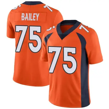 Nike Quinn Bailey Youth Limited Denver Broncos Orange Team Color Vapor Untouchable Jersey