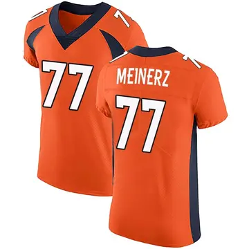 Nike Quinn Meinerz Men's Elite Denver Broncos Orange Team Color Vapor Untouchable Jersey