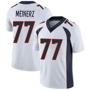 Nike Quinn Meinerz Men's Limited Denver Broncos White Vapor Untouchable Jersey