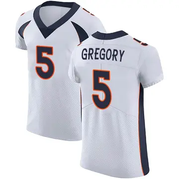 Nike Randy Gregory Men's Elite Denver Broncos White Vapor Untouchable Jersey