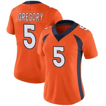 Nike Randy Gregory Women's Limited Denver Broncos Orange Team Color Vapor Untouchable Jersey