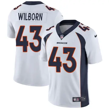 Nike Ray Wilborn Men's Limited Denver Broncos White Vapor Untouchable Jersey