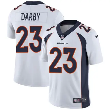 Nike Ronald Darby Men's Limited Denver Broncos White Vapor Untouchable Jersey