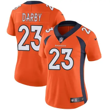Nike Ronald Darby Women's Limited Denver Broncos Orange Team Color Vapor Untouchable Jersey
