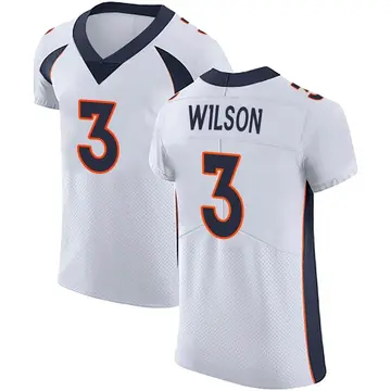 Nike Russell Wilson Men's Elite Denver Broncos White Vapor Untouchable Jersey