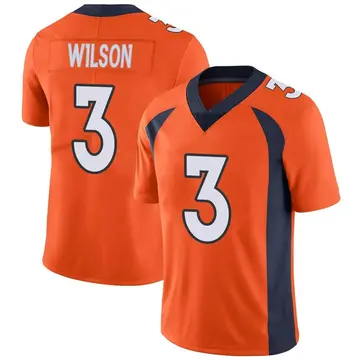 Nike Russell Wilson Men's Limited Denver Broncos Orange Team Color Vapor Untouchable Jersey