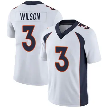 Nike Russell Wilson Men's Limited Denver Broncos White Vapor Untouchable Jersey