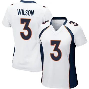 Nike Russell Wilson Women's Game Denver Broncos White Jersey