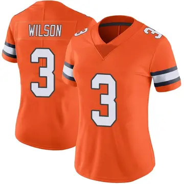 Nike Russell Wilson Women's Limited Denver Broncos Orange Color Rush Vapor Untouchable Jersey