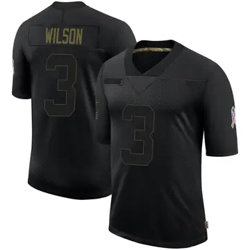 Nike Russell Wilson Youth Limited Denver Broncos Black 2020 Salute To Service Jersey