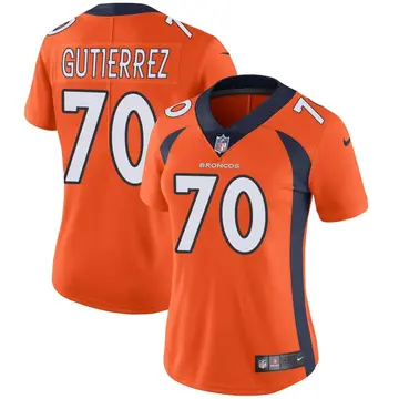 Nike Sebastian Gutierrez Women's Limited Denver Broncos Orange Team Color Vapor Untouchable Jersey