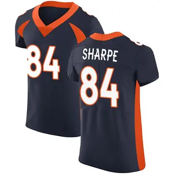 Nike Shannon Sharpe Men's Elite Denver Broncos Navy Alternate Vapor Untouchable Jersey
