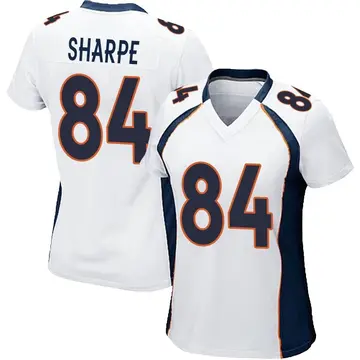 Nike Shannon Sharpe Women's Game Denver Broncos White Jersey
