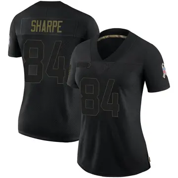 Nike Shannon Sharpe Women's Limited Denver Broncos Black 2020 Salute To Service Jersey
