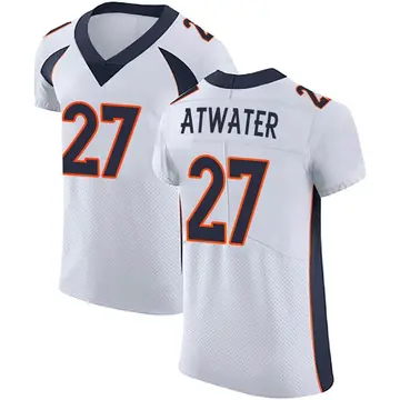 Nike Steve Atwater Men's Elite Denver Broncos White Vapor Untouchable Jersey