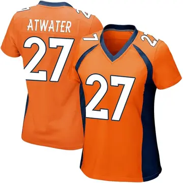 Nike Steve Atwater Women's Game Denver Broncos Orange Team Color Jersey