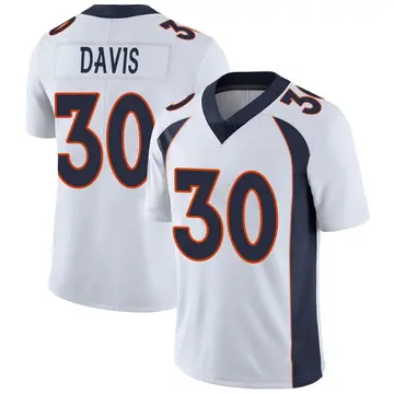 Nike Terrell Davis Men's Limited Denver Broncos White Vapor Untouchable Jersey