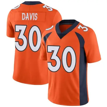Nike Terrell Davis Youth Limited Denver Broncos Orange Team Color Vapor Untouchable Jersey