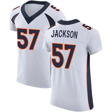 Nike Tom Jackson Men's Elite Denver Broncos White Vapor Untouchable Jersey