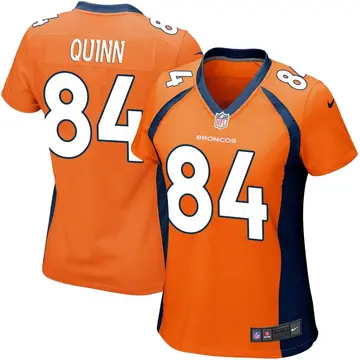 Nike Trey Quinn Women's Game Denver Broncos Orange Team Color Jersey