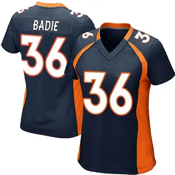 Nike Tyler Badie Women's Game Denver Broncos Navy Blue Alternate Jersey