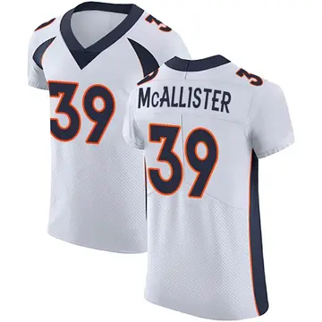 Nike Tyreik McAllister Men's Elite Denver Broncos White Vapor Untouchable Jersey