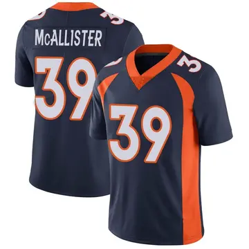Nike Tyreik McAllister Men's Limited Denver Broncos Navy Vapor Untouchable Jersey