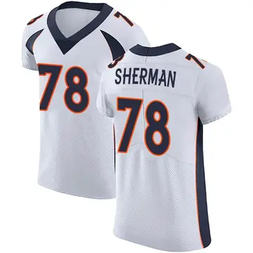 Nike Will Sherman Men's Elite Denver Broncos White Vapor Untouchable Jersey