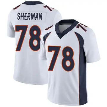 Nike Will Sherman Men's Limited Denver Broncos White Vapor Untouchable Jersey