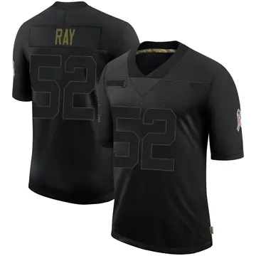 Nike Wyatt Ray Men's Limited Denver Broncos Black 2020 Salute To Service Jersey