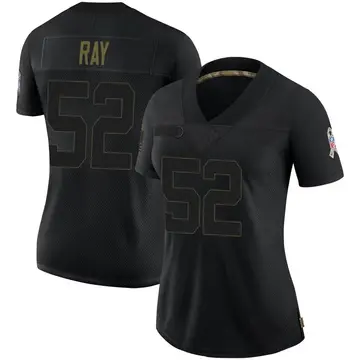 Nike Wyatt Ray Women's Limited Denver Broncos Black 2020 Salute To Service Jersey