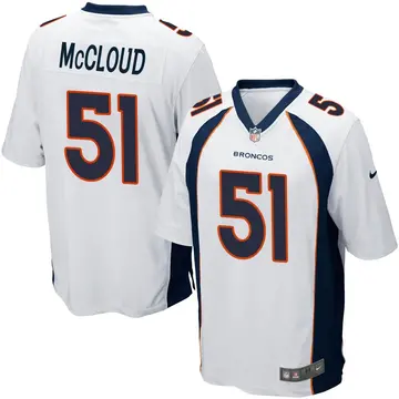 Nike Zach McCloud Youth Game Denver Broncos White Jersey