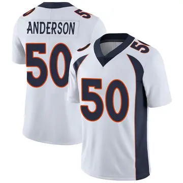 Nike Zaire Anderson Youth Limited Denver Broncos White Vapor Untouchable Jersey